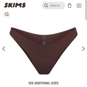 SKIMS - SWIM CHEEKY TANGA BOTTOMS x COCOA